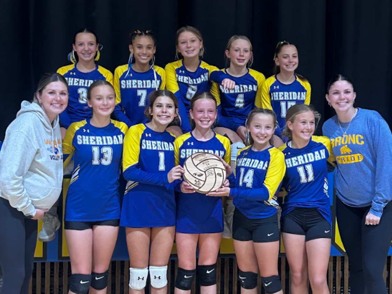 Sheridan Junior High School 7th Volleyball 2024 | Sheridan County School District 2