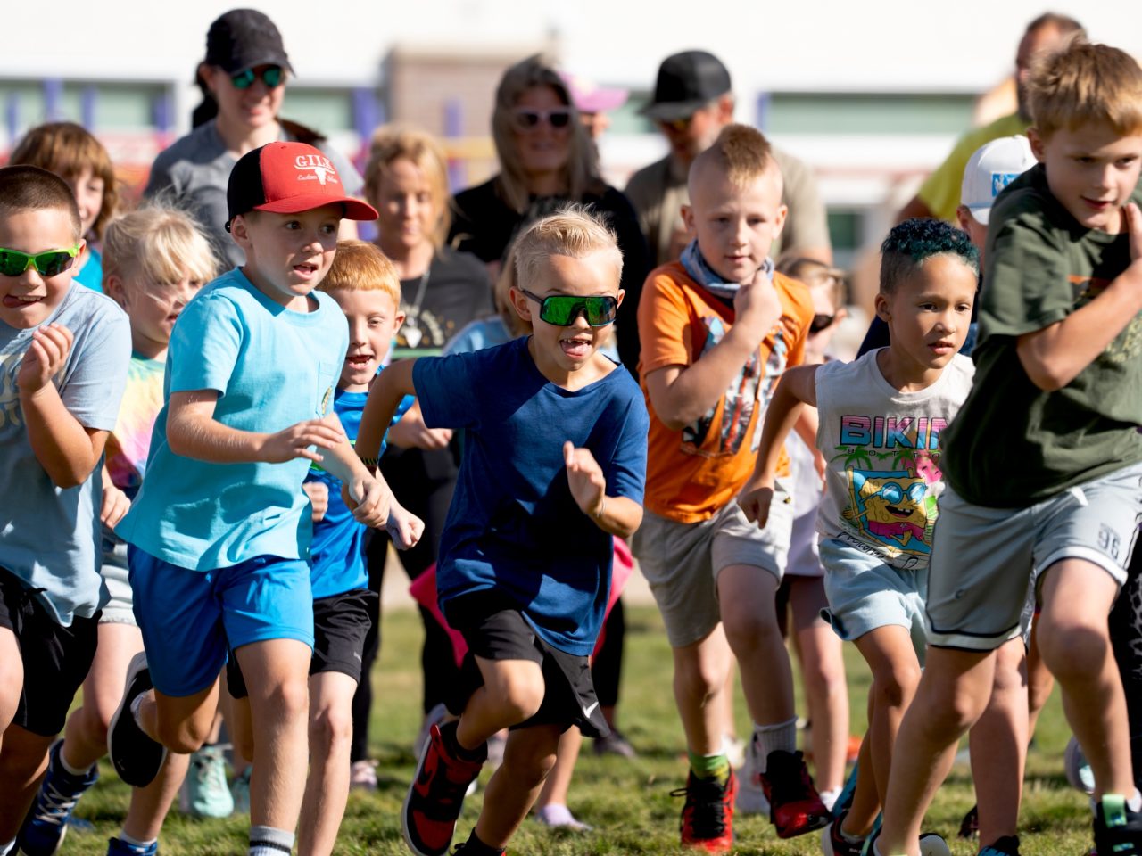 Elementary Students Running | Sheridan County School District 2